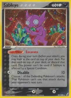 Sableye — Crystal Guardians — Rare