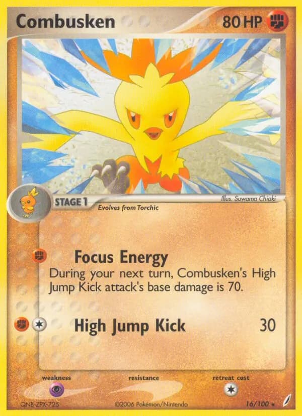 Combusken — Crystal Guardians, Rare
