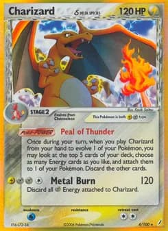 Charizard δ — Crystal Guardians — Rare