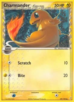 Charmander δ — Crystal Guardians — Common