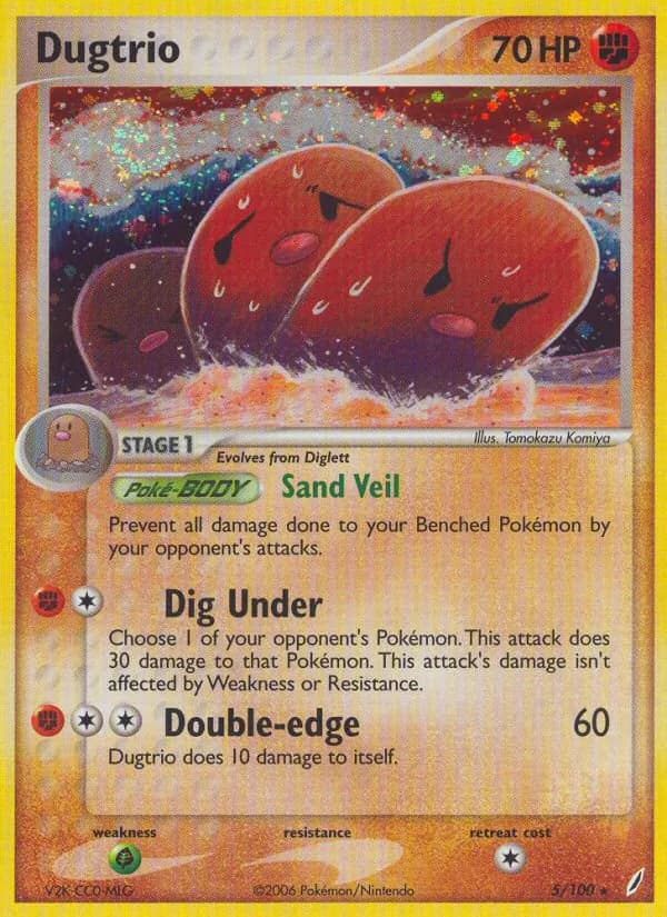Dugtrio — Crystal Guardians, Rare
