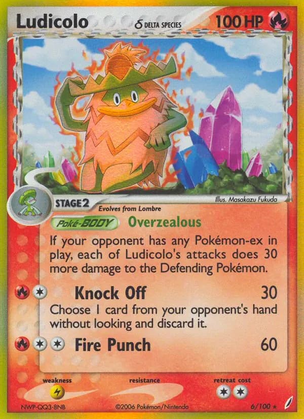 Ludicolo δ — Crystal Guardians, Rare
