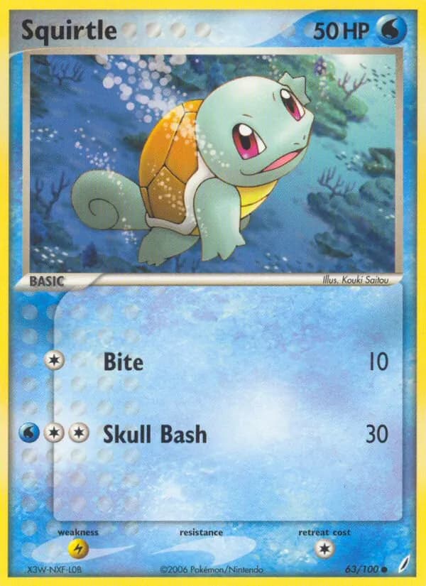 Squirtle — Crystal Guardians, Common