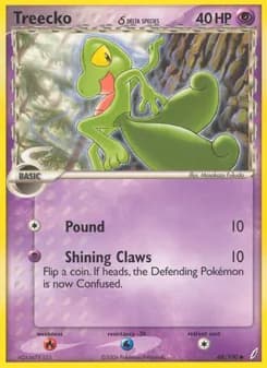 Treecko δ — Crystal Guardians — Common