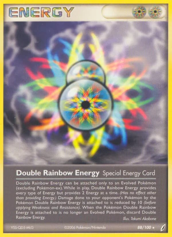Double Rainbow Energy — Crystal Guardians, Rare