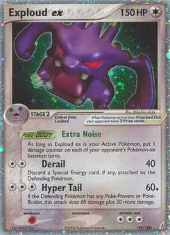 Exploud ex — Crystal Guardians — Rare