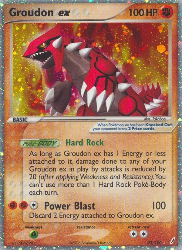 Groudon ex — Crystal Guardians, Rare