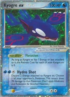 Kyogre ex — Crystal Guardians — Rare