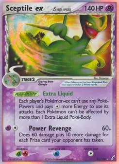 Sceptile ex δ — Crystal Guardians — Rare
