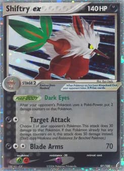 Shiftry ex — Crystal Guardians — Rare