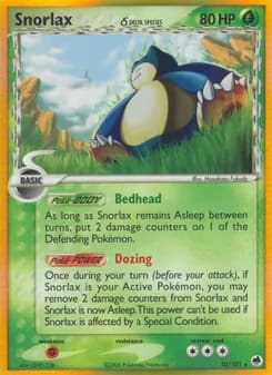 Snorlax δ — Dragon Frontiers — Rare