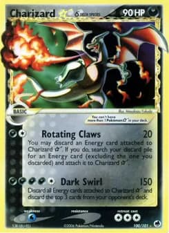 Charizard Star δ — Dragon Frontiers — Rare
