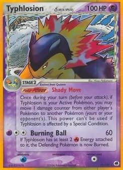 Typhlosion δ — Dragon Frontiers — Rare