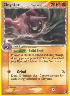 Cloyster δ — Dragon Frontiers — Rare