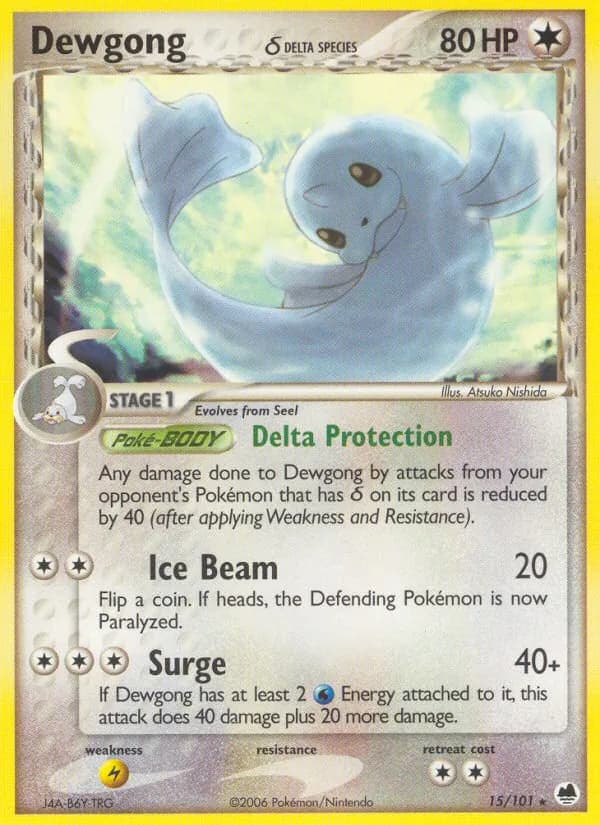 Dewgong δ — Dragon Frontiers, Rare
