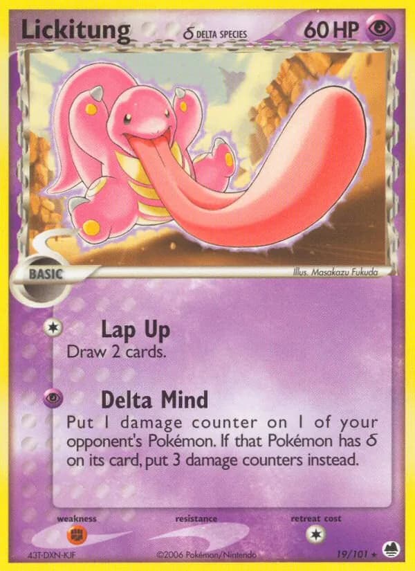 Lickitung δ — Dragon Frontiers, Rare