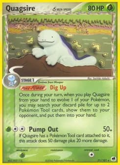 Quagsire δ — Dragon Frontiers — Rare