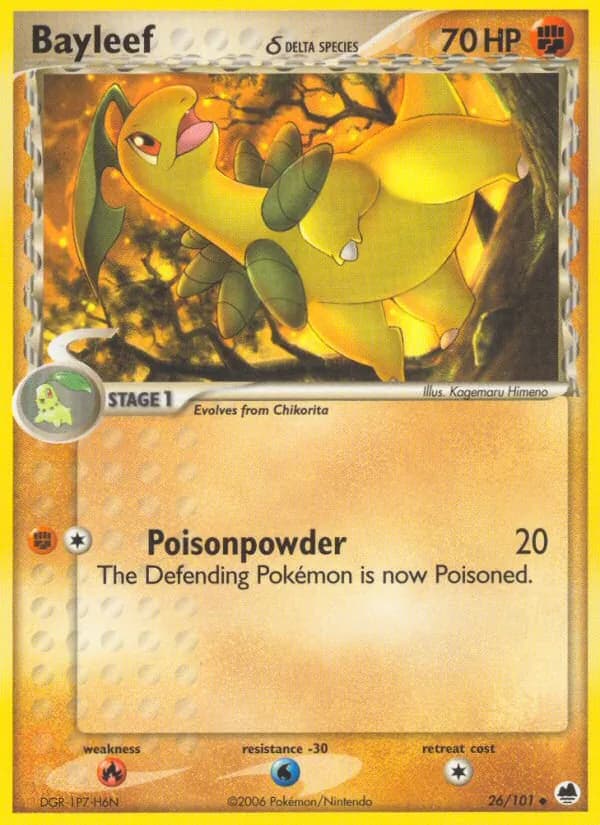 Bayleef δ — Dragon Frontiers, Uncommon
