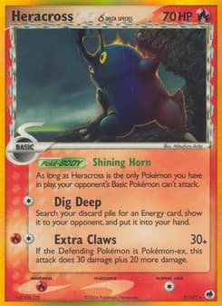 Heracross δ — Dragon Frontiers — Rare