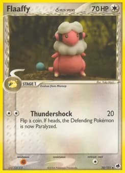 Flaaffy δ — Dragon Frontiers — Uncommon