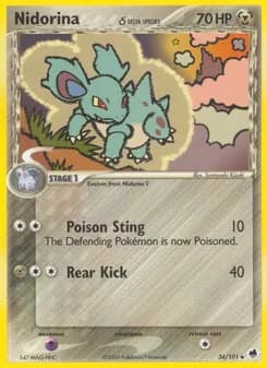 Nidorina δ — Dragon Frontiers — Uncommon