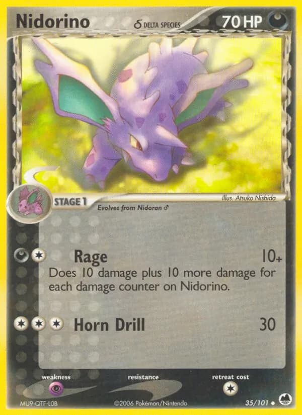 Nidorino δ — Dragon Frontiers, Uncommon