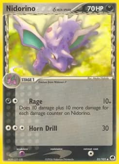 Nidorino δ — Dragon Frontiers — Uncommon