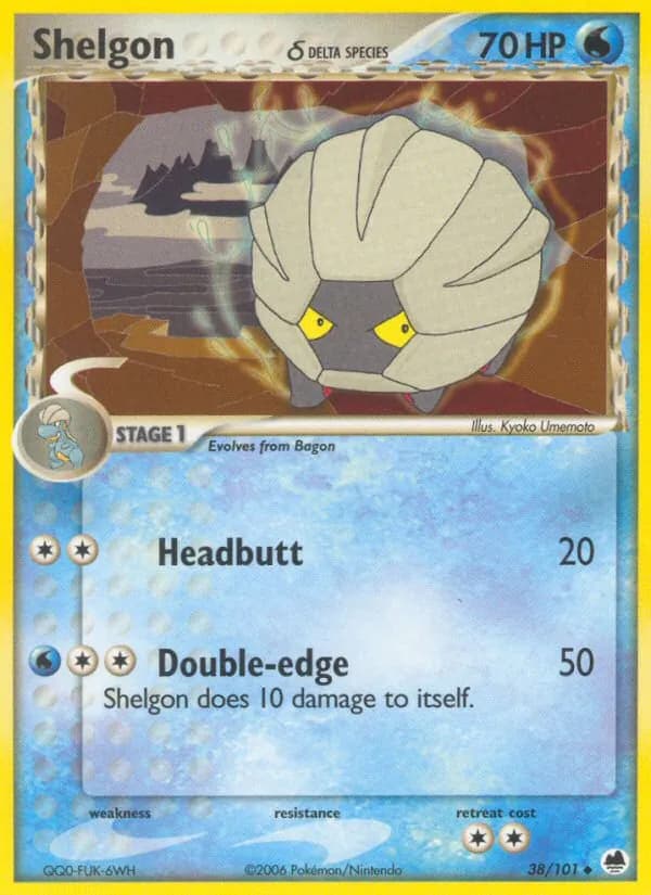 Shelgon δ — Dragon Frontiers, Uncommon