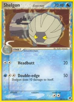 Shelgon δ — Dragon Frontiers — Uncommon