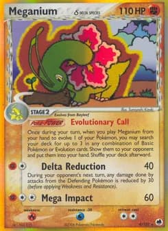 Meganium δ — Dragon Frontiers — Rare