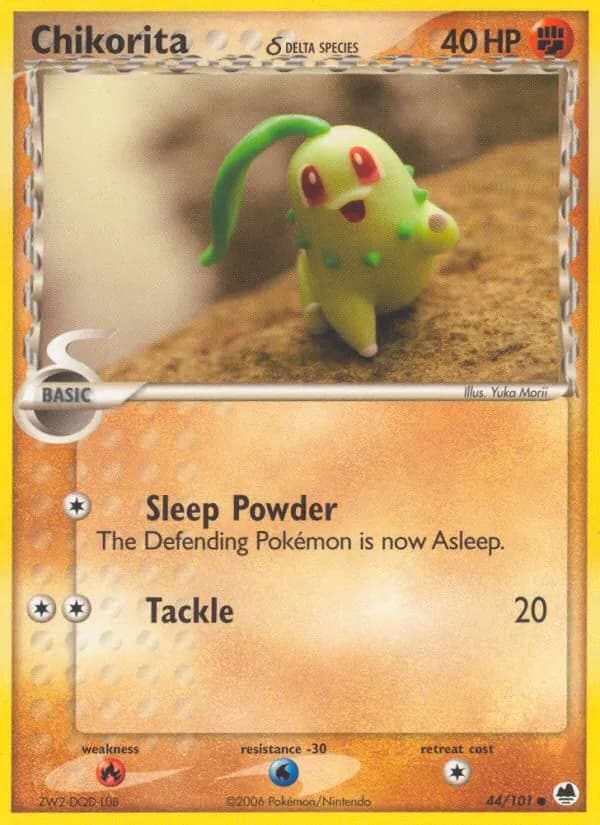 Chikorita δ — Dragon Frontiers, Common