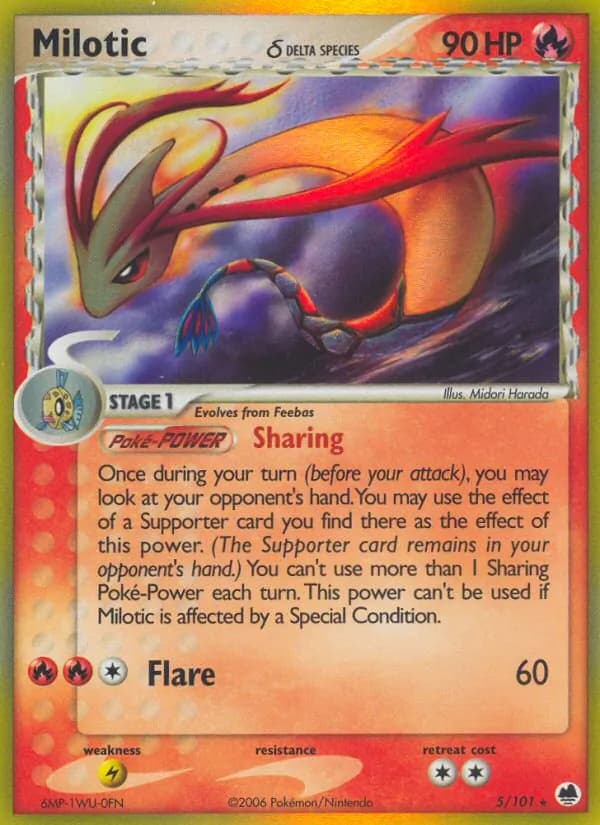 Milotic δ — Dragon Frontiers, Rare