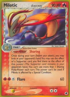Milotic δ — Dragon Frontiers — Rare