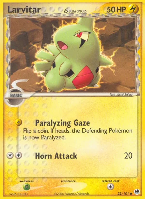 Larvitar δ — Dragon Frontiers, Common