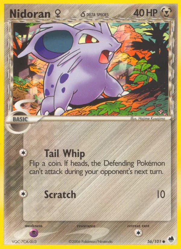 Nidoran♀ δ — Dragon Frontiers, Common