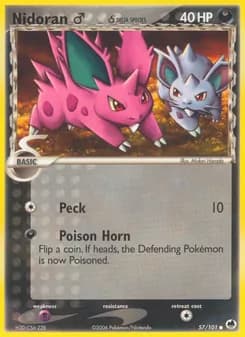 Nidoran♂ δ — Dragon Frontiers — Common