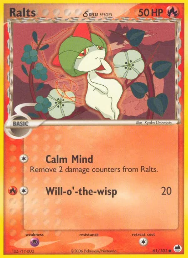 Ralts δ — Dragon Frontiers, Common
