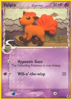 Vulpix δ — Dragon Frontiers — Common