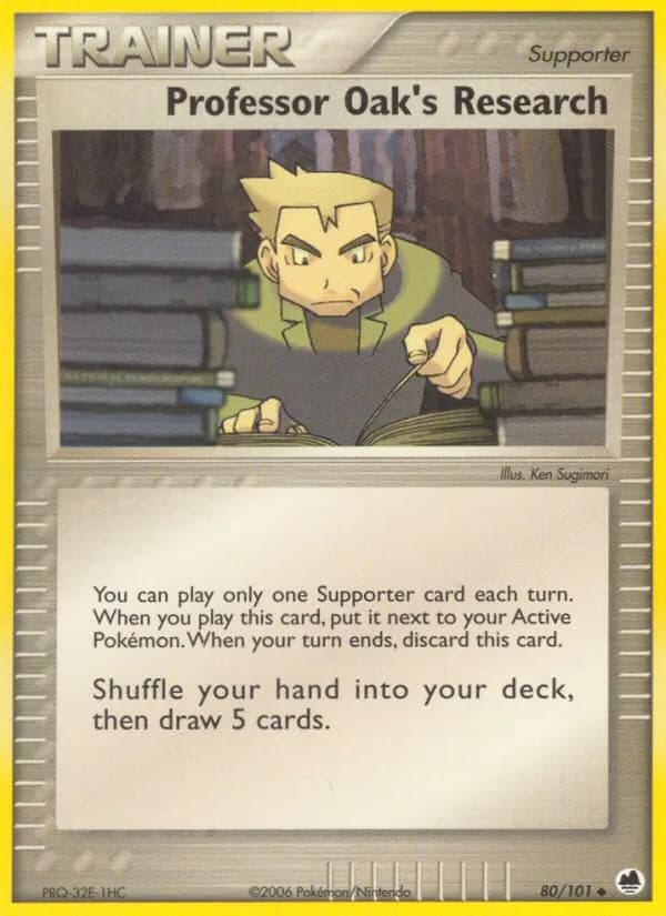 Professor Oak's Research — Dragon Frontiers, Uncommon