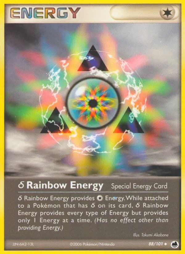δ Rainbow Energy — Dragon Frontiers, Uncommon