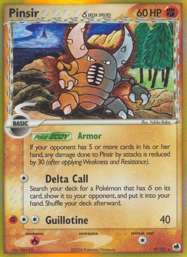 Pinsir δ — Dragon Frontiers, Rare
