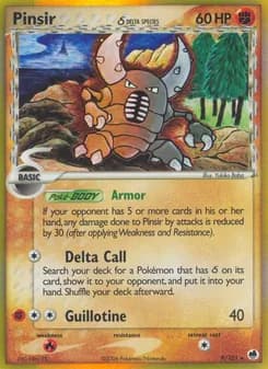 Pinsir δ — Dragon Frontiers — Rare