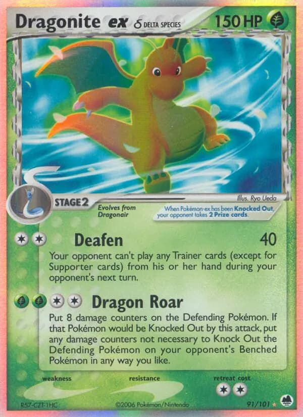 Dragonite ex δ — Dragon Frontiers, Rare