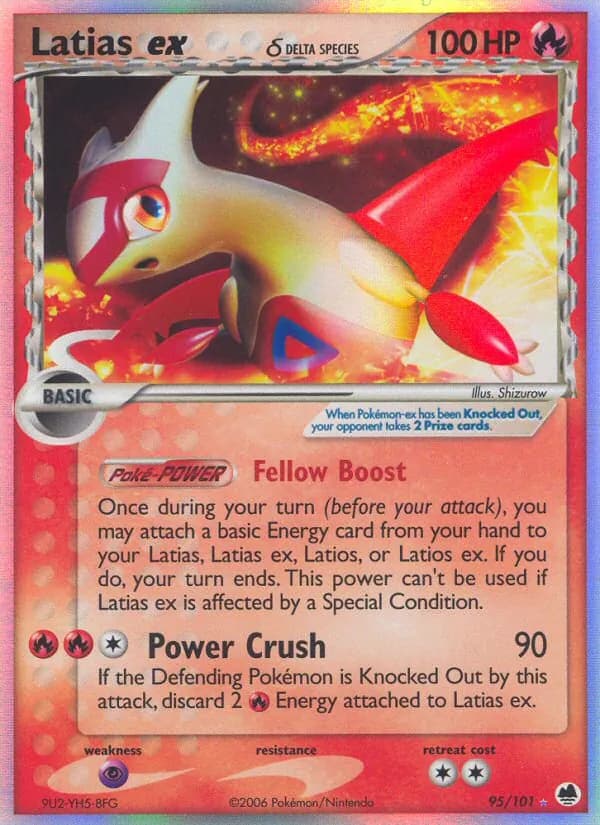 Latias ex δ — Dragon Frontiers, Rare