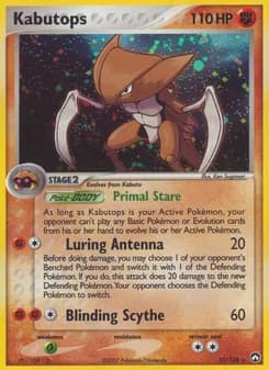 Kabutops — Power Keepers — Rare