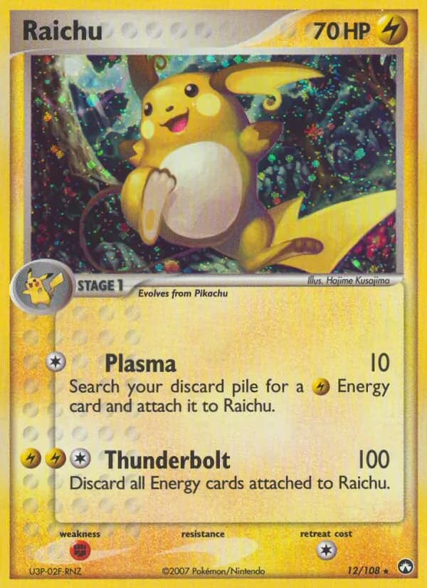 Raichu — Power Keepers, Rare