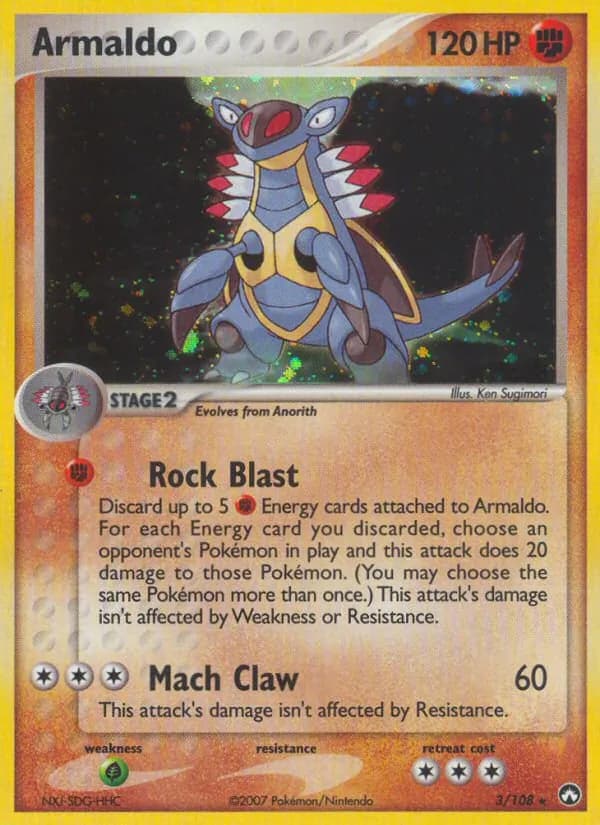 Armaldo — Power Keepers, Rare