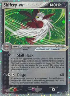 Shiftry ex — Power Keepers — Rare