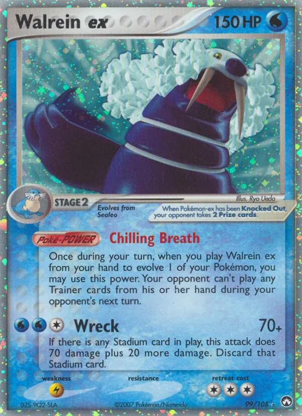 Walrein ex — Power Keepers, Rare