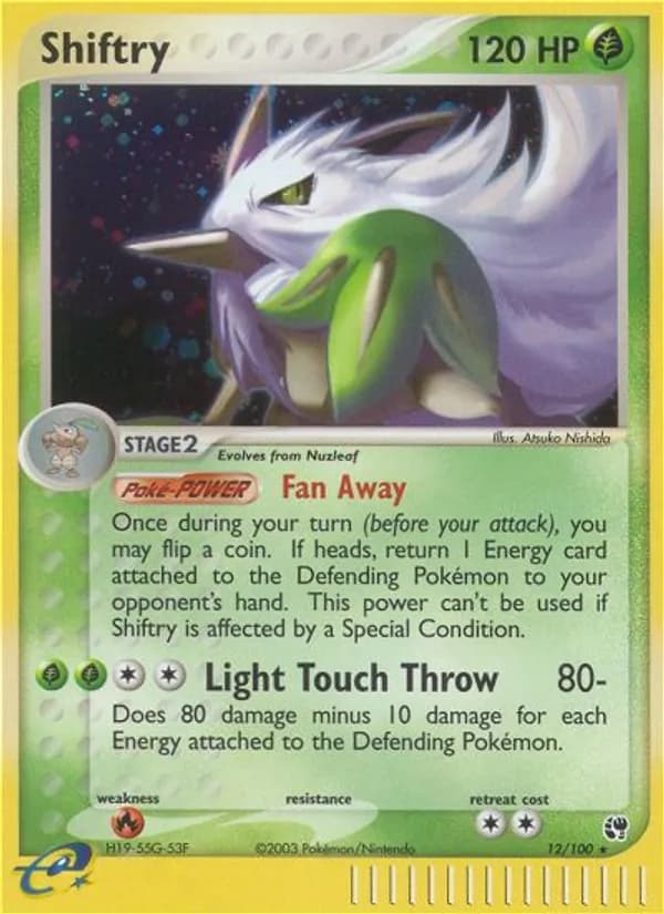 Shiftry — Sandstorm, Rare